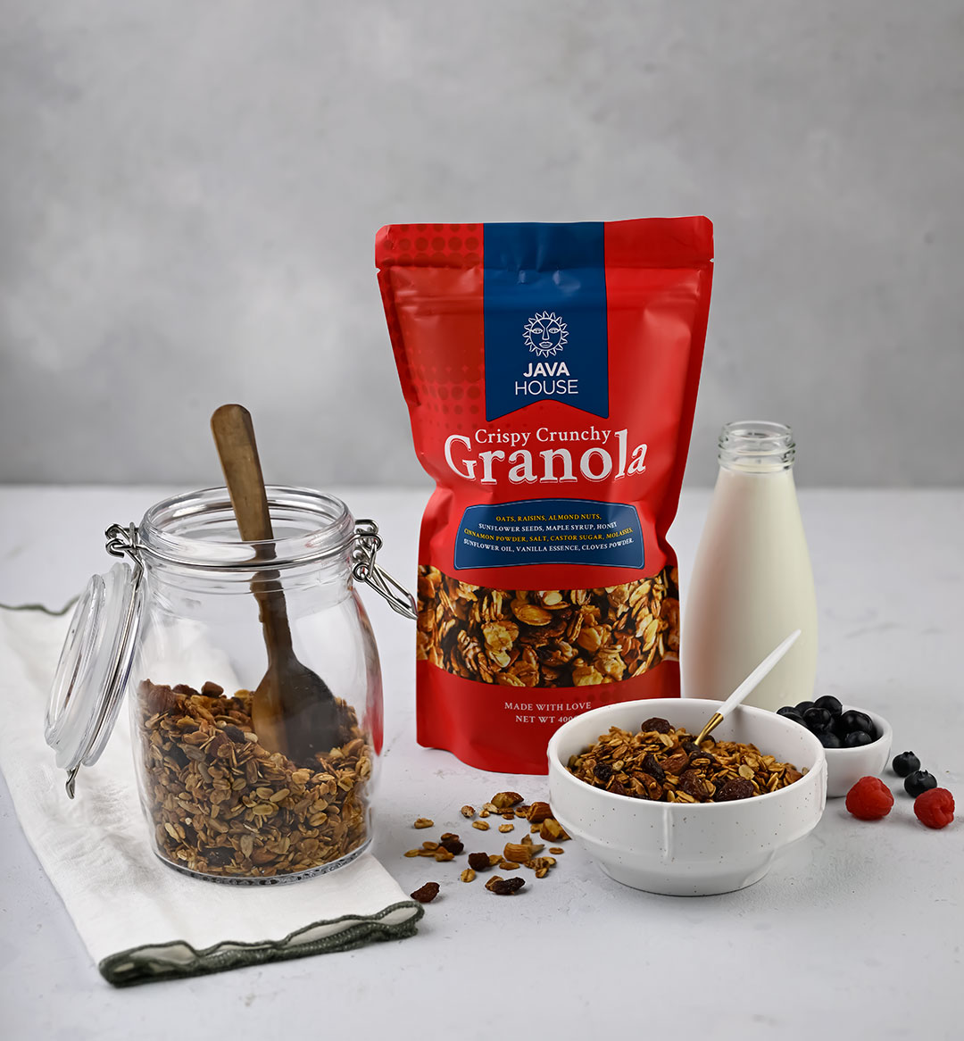 JAVA CRUNCHY CRISPY GRANOLA